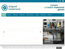 Tablet Screenshot of erfgoedgelderland.nl